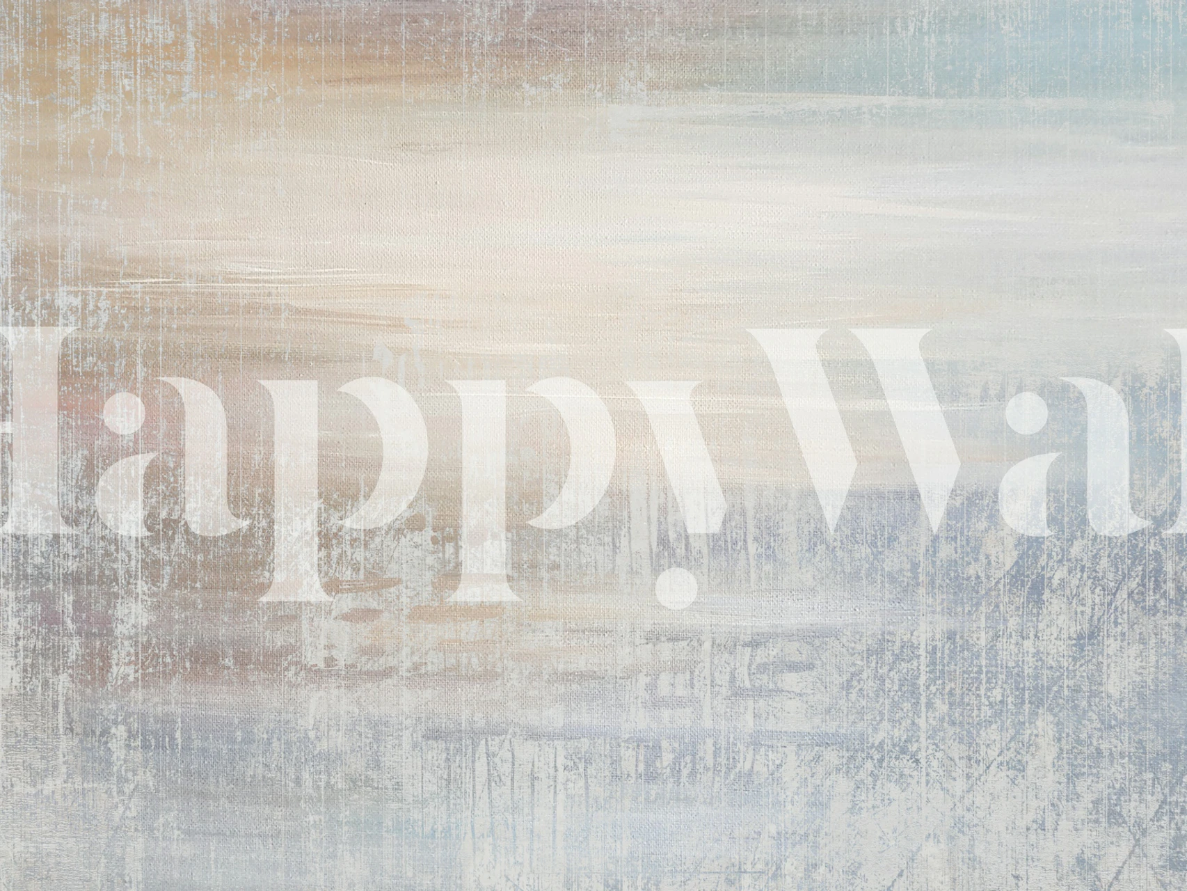 Muted Oasis wallpaper design in an interior setting