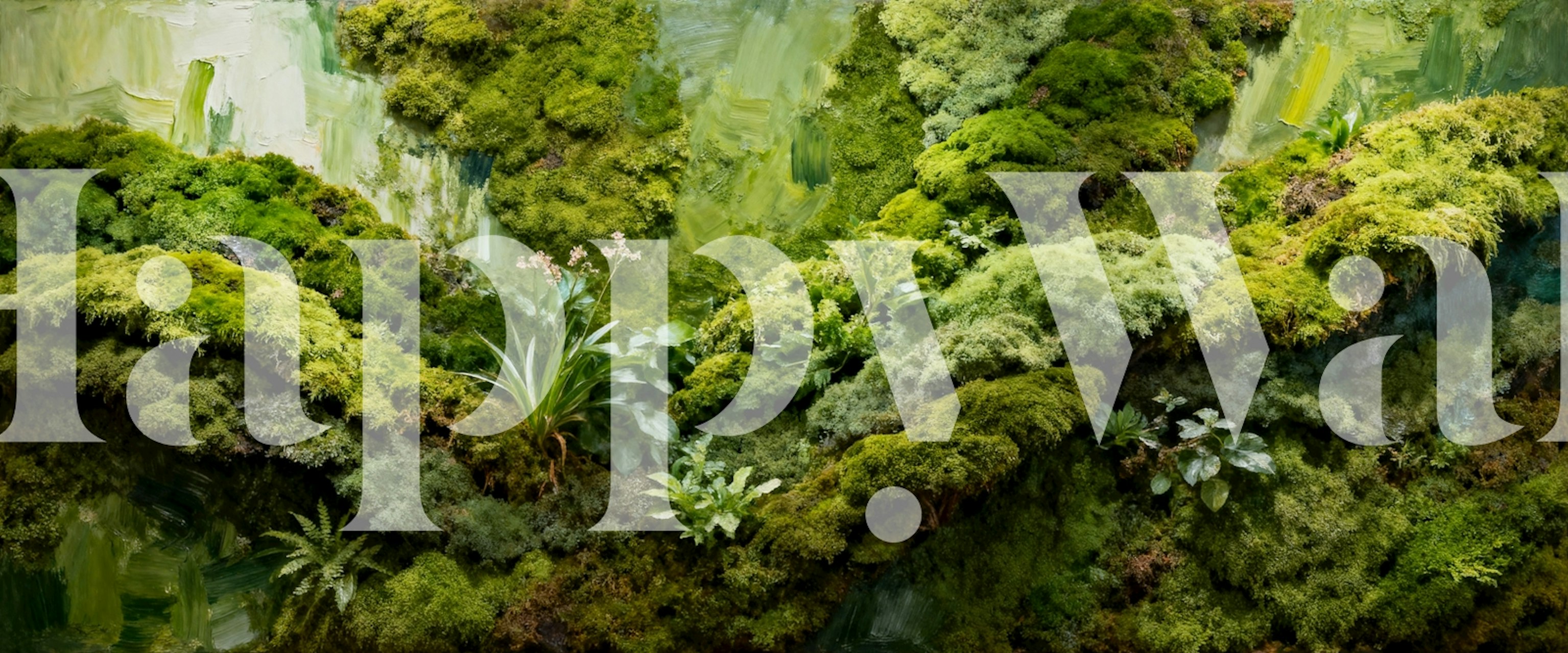 Mossy Nature Dreamscape tapet i et rum