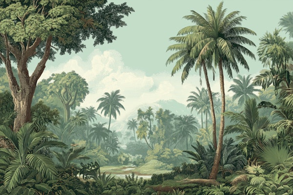 Vintage Jungle Vista