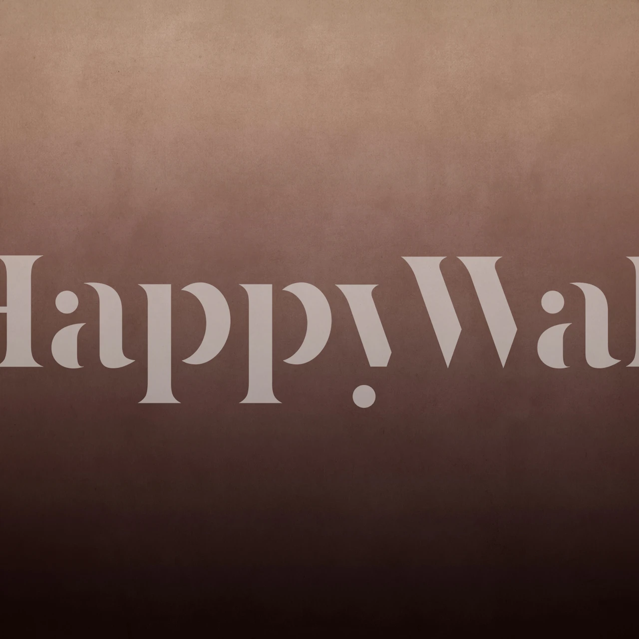 Dirty Paper - Ombre Peach wallpaper in a room