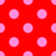 Polka Dot Preppy Pink and Red Pattern