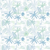 Surf and Sun Bliss tapet