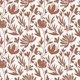 Floral Fork - Mocha Mousse
