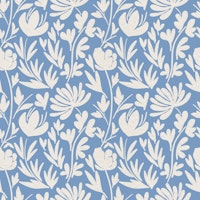 Floral Fork - Sky Bloom wallpaper