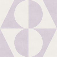 Geometric Abstract in Light Lilac wallpaper