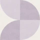 Vertical Geometric Abstract - Light Lilac