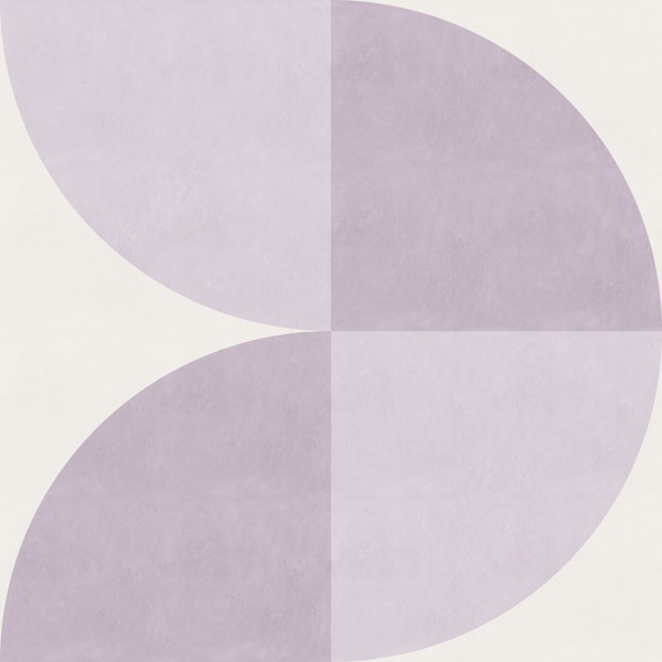 Vertical Geometric Abstract - Light Lilac