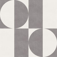 Geometric Tile in Dark Sky Grey wallpaper