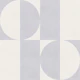 Geometric Tile in Cloud Dancer