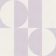 Geometric Tile in Light Lilac