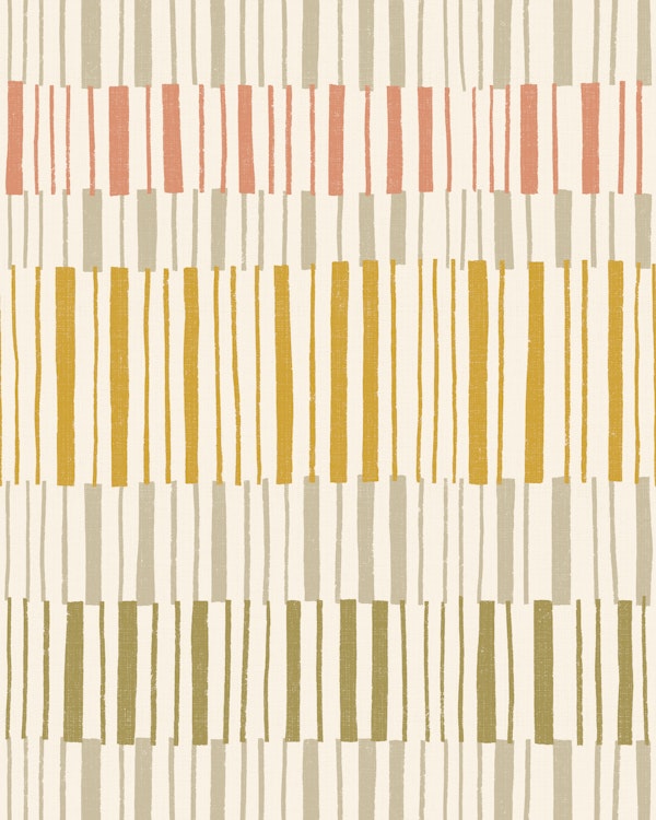 bauhaus broken stripes - earthy