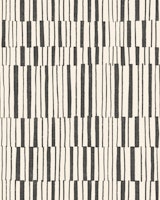 bauhaus broken stripes - black and white wallpaper