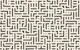 bauhaus geometric maze - black grey