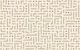 bauhaus geometric maze - beige rust