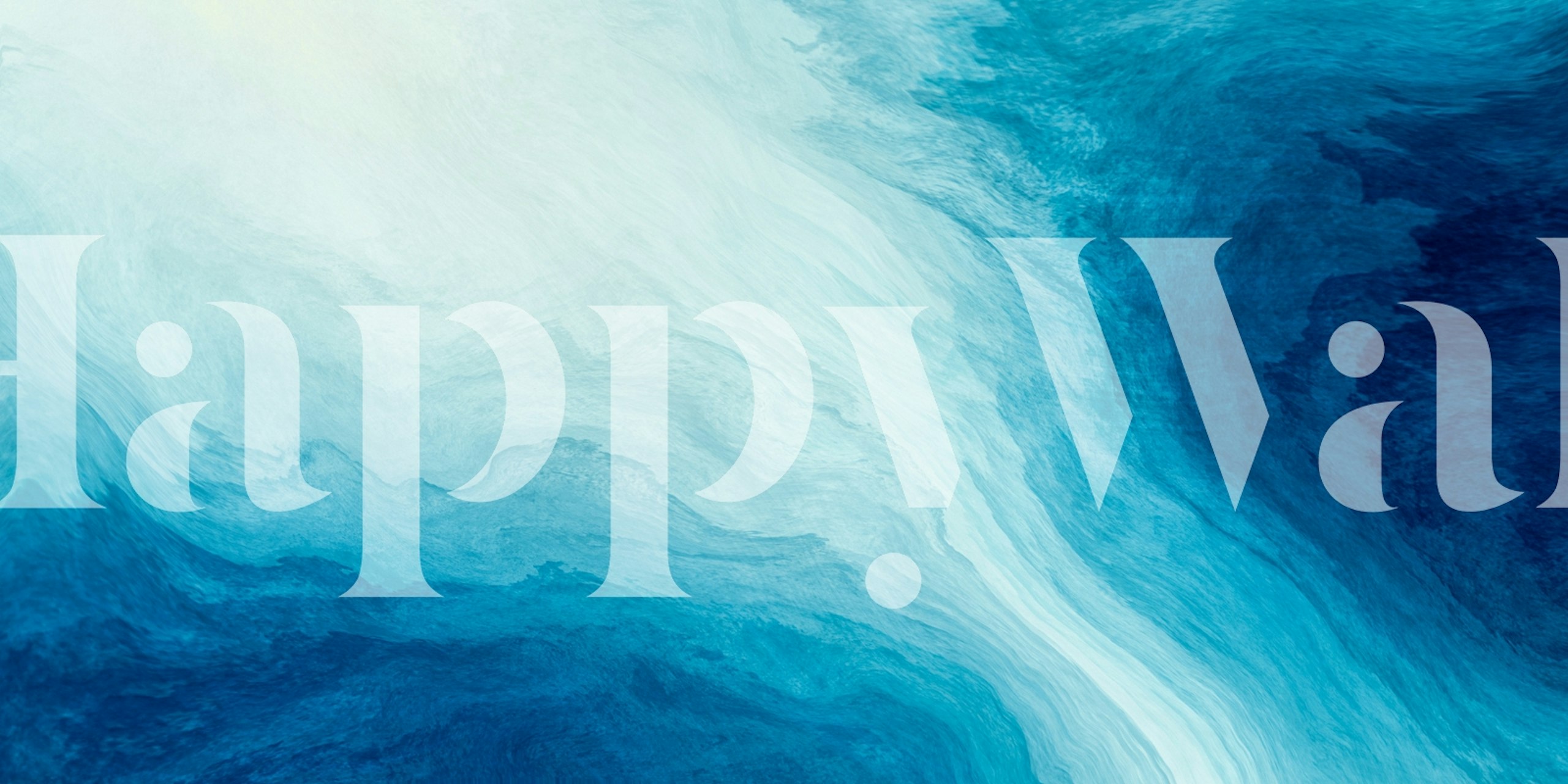 Elegant Teal Background tapet i et rum