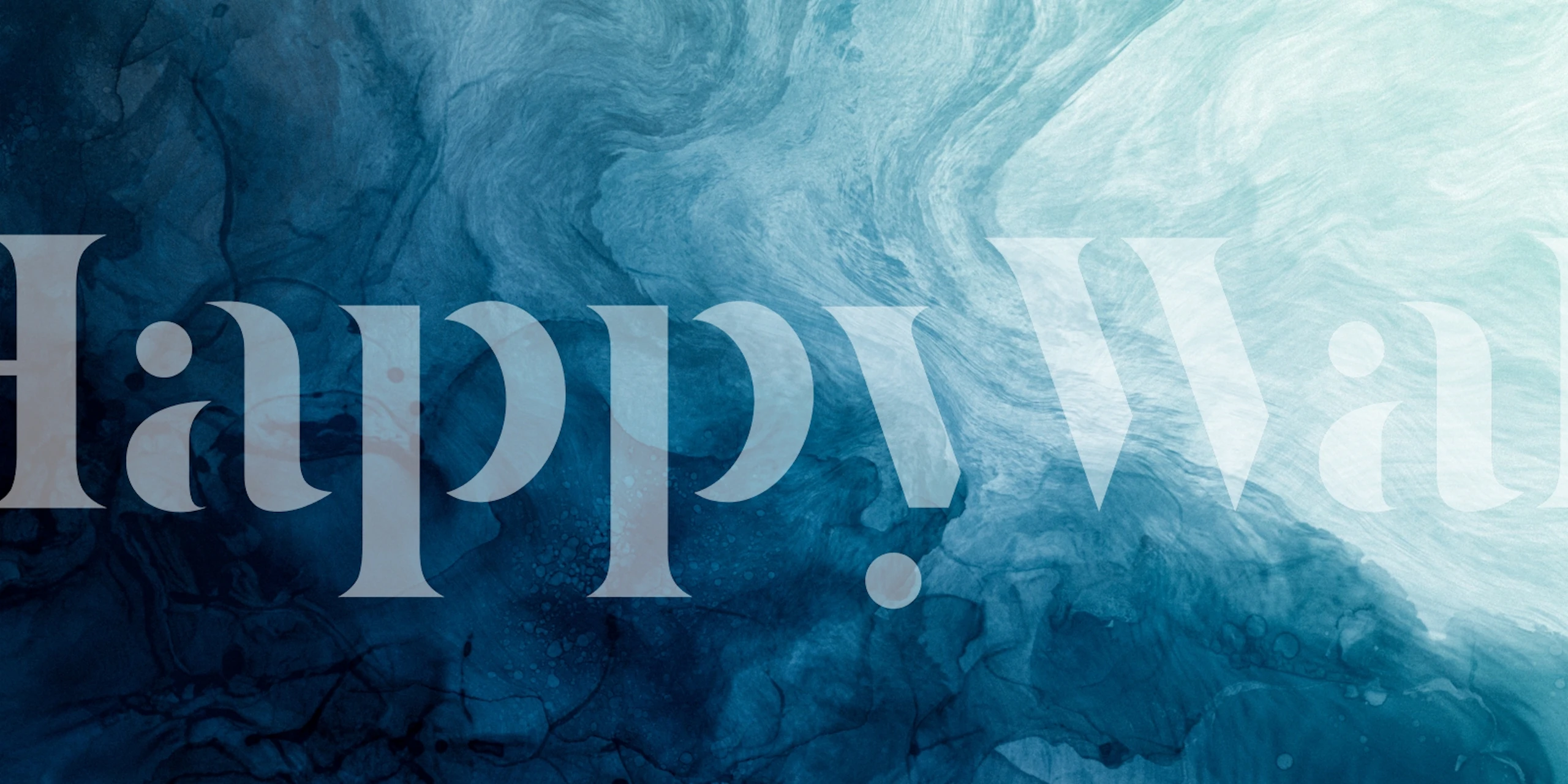 Serene Blue Texture Art tapet i et rom