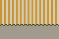 Stripes & Scallop Color Block – Yellow & Gray wallpaper