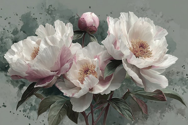 White Peony Dreamscape