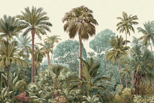 Serene Tropical Forest