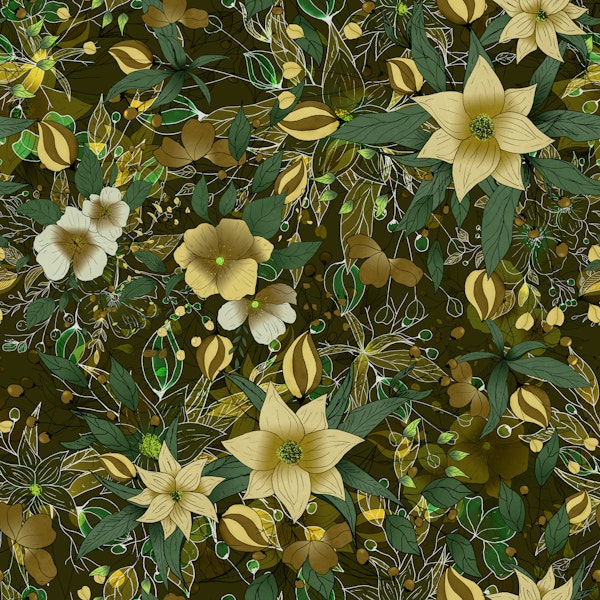 Green Vintage Garden