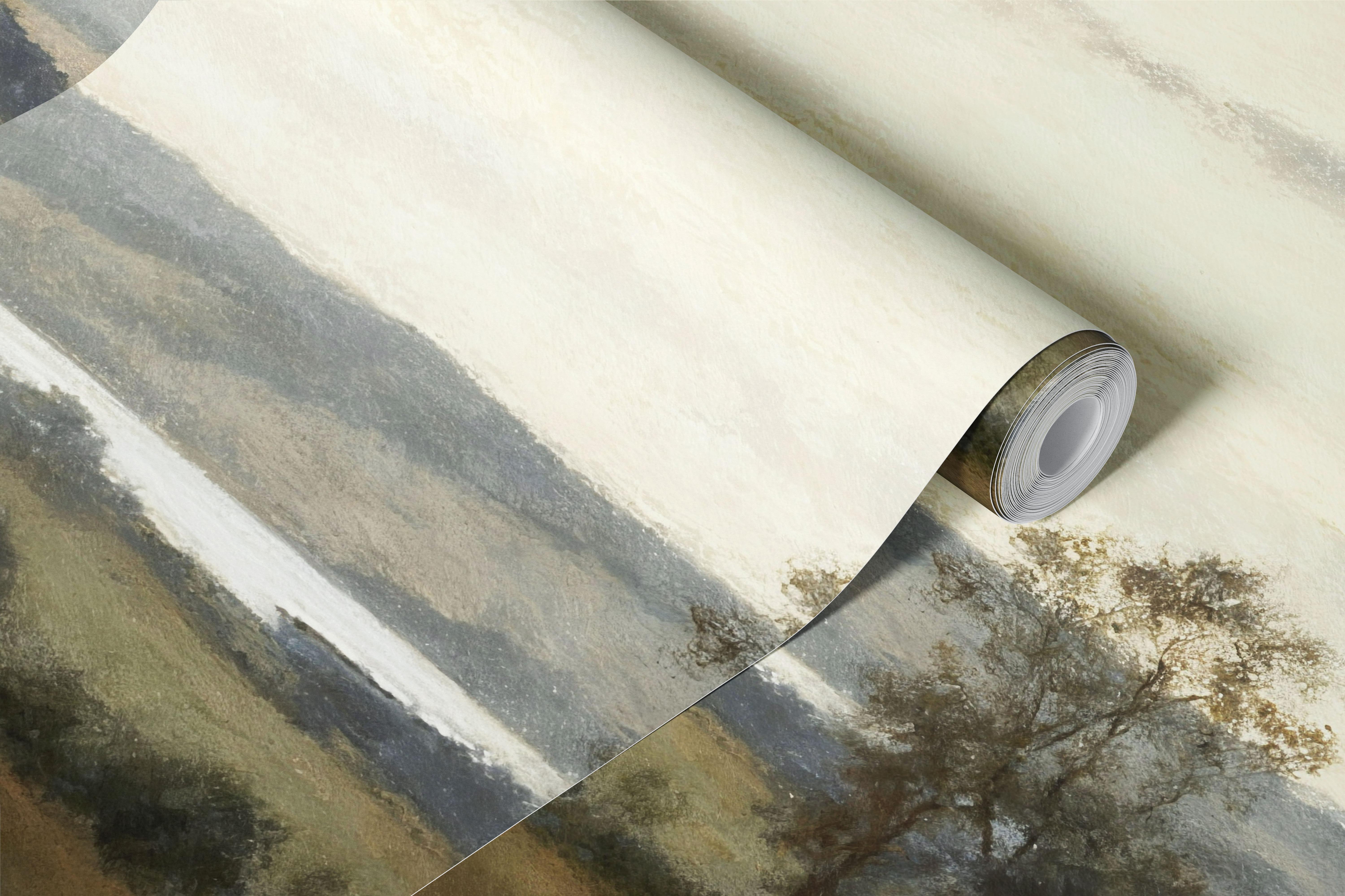 Landscape Painting tapetti huoneessa