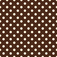 Brown and Cream Polka Dot Pattern wallpaper