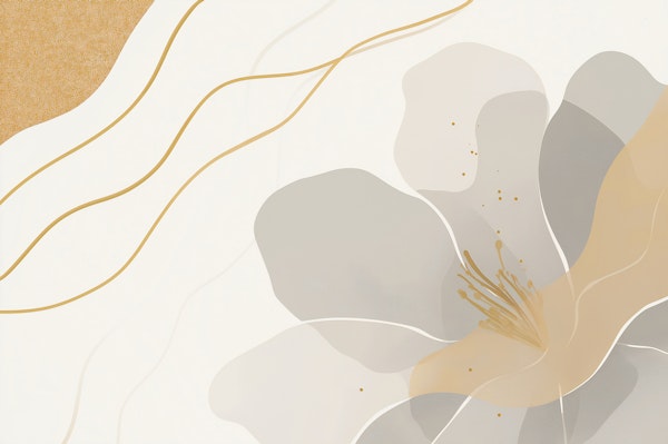 Golden Floral Dream