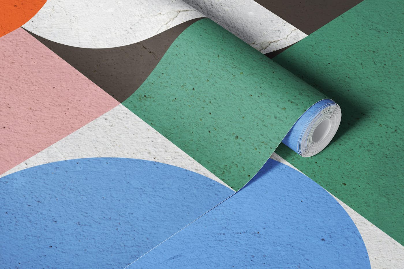 Bold Geometric Hues wallpaper roll