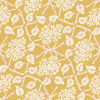 Eliza Wildflower - Warn yellow - Large scale wallpaper