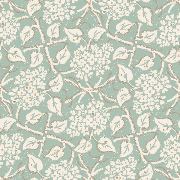 Eliza Wildflower - Soft green - Large scale