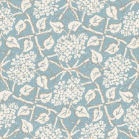 Eliza Wildflower - Blue - Large scale wallpaper