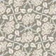 Eliza Wildflower - Umber brown - Large scale