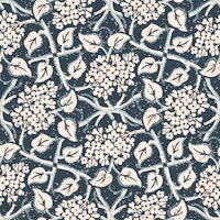 Eliza Wildflower - midnight blue - Large wallpaper