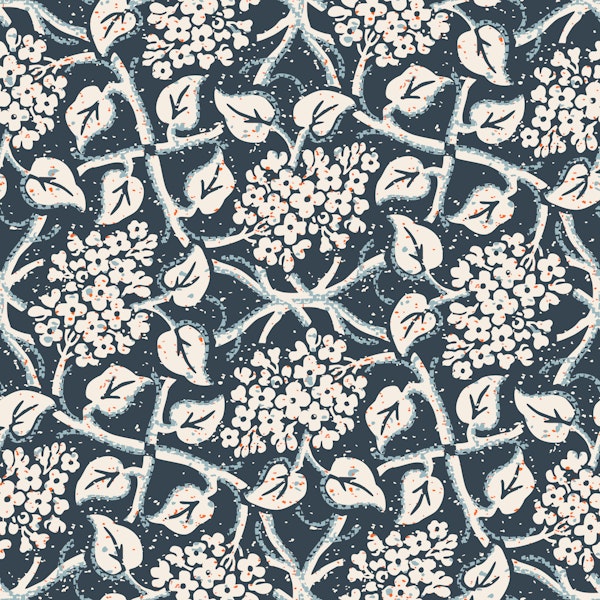 Eliza Wildflower - midnight blue - Large