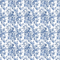 Persimmons and Indian Rollers in White&Blue wallpaper