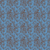 Persimmons and Indian Rollers in Blue wallpaper