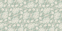Eliza Wildflower - Soft green - Small scale wallpaper