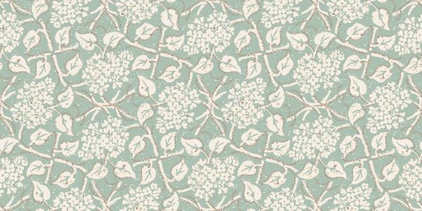 Eliza Wildflower - Soft green - Small scale