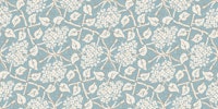 Eliza Wildflower - Blue - Small scale wallpaper