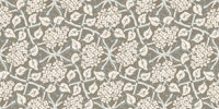 Eliza Wildflower - Umber brown - Small wallpaper