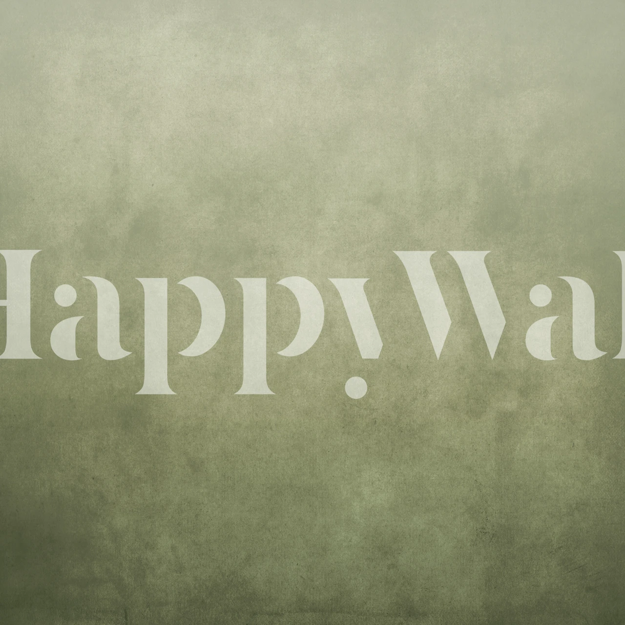 Dirty Paper - Ombre Olive tapet i ett rum