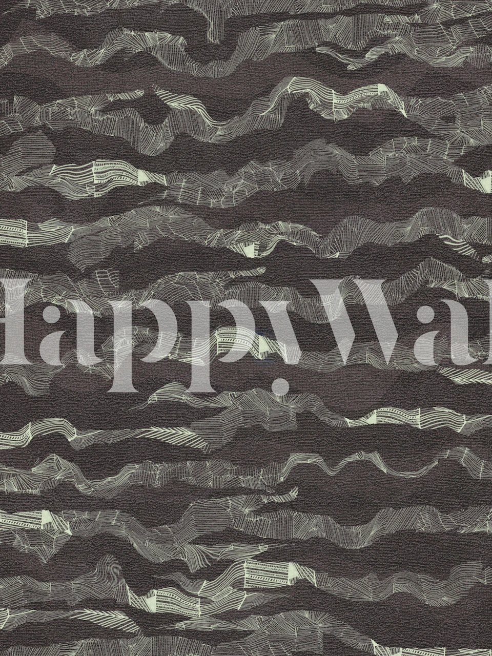 Dark Linear Elegance behangontwerp in de kamer