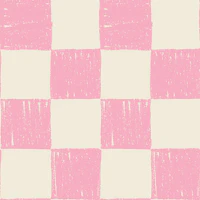 Small Hand Drawn Checkerboard Soft Cute Pink wallpaper