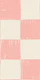 Large Hand Drawn Checkerboard Blush Pink