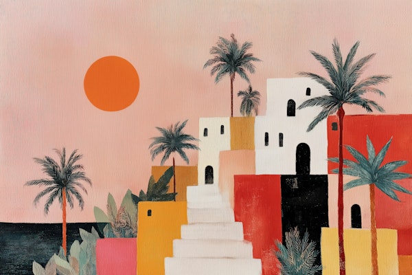 Sunset in a Summer Village