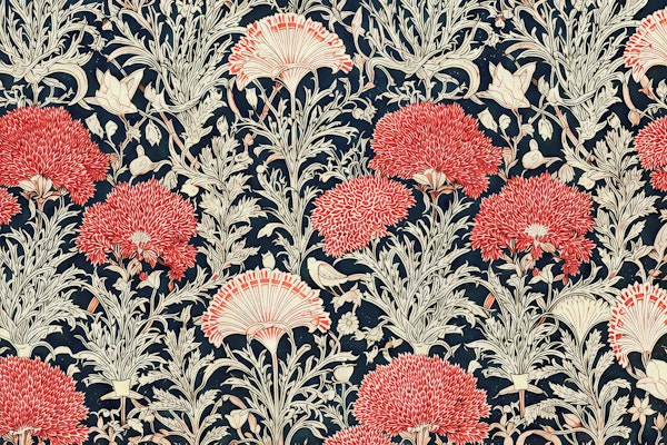 Floral Elegance in Classic Tones