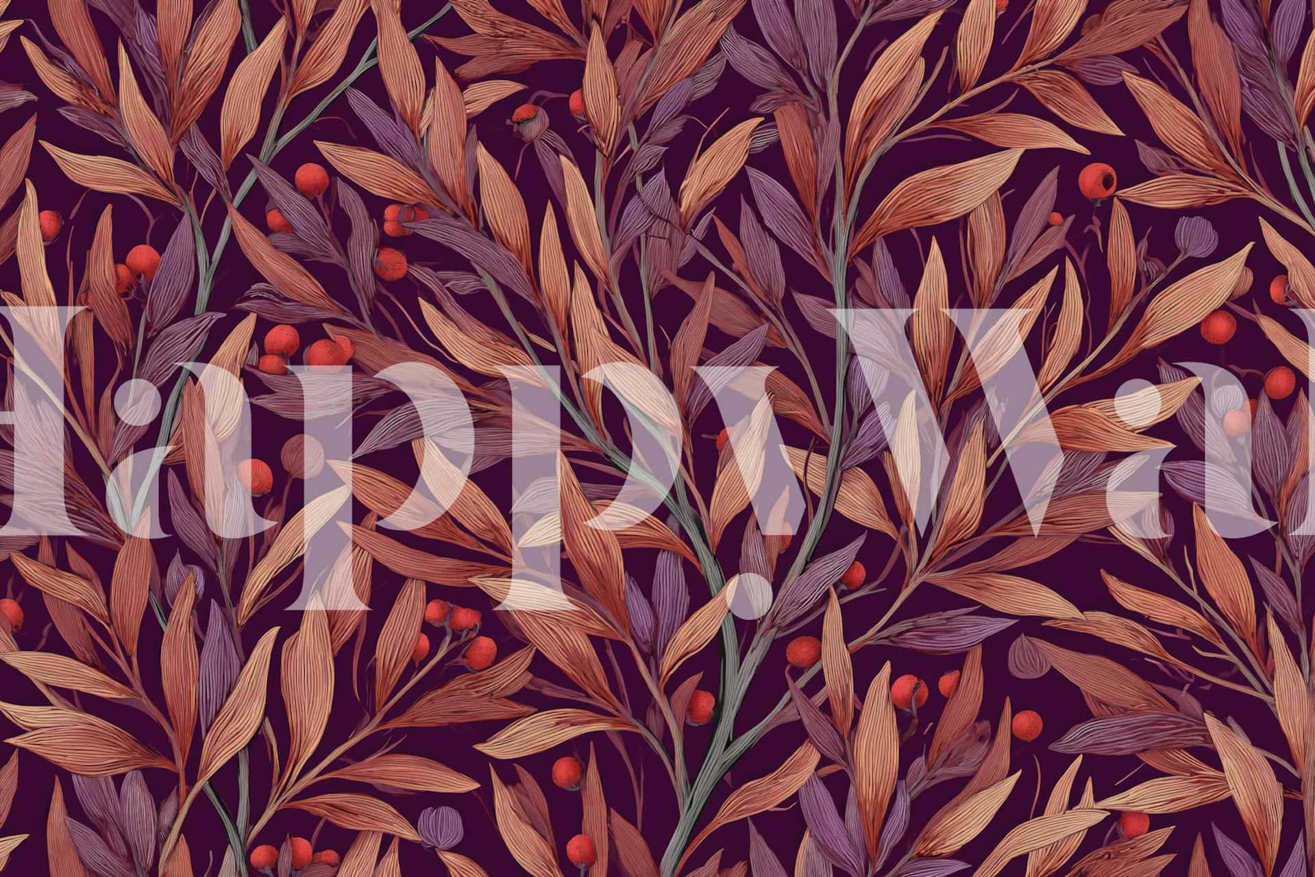 Mystical Autumn Foliage tapet i et rom