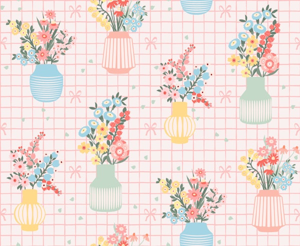 Vintage Blooms Display