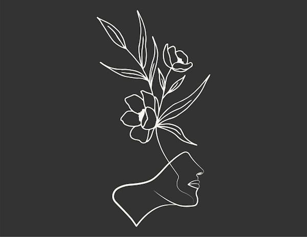 Growing a plant - Dark color