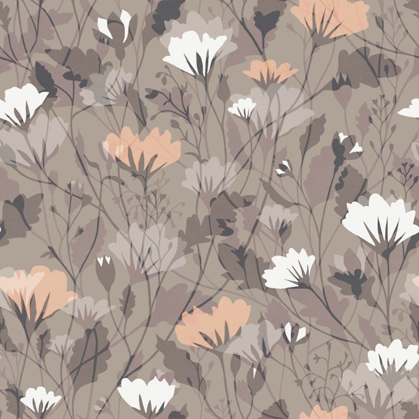 Wildflowers - Cashmere Grey